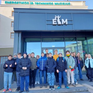 Projekto „Vilnius yra mokykla“ pamoka Energetikos ir technikos muziejuje